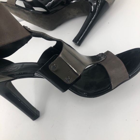 Tory Burch black and silver strap he’ll size 9.5M - Picture 12 of 15